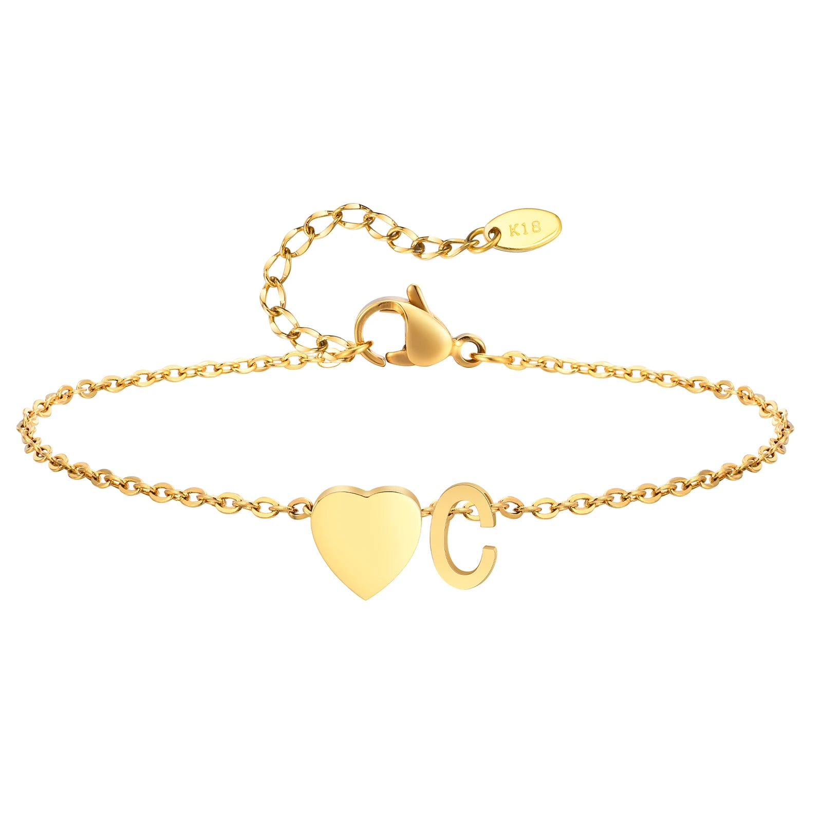 Ocean Initial Anklet