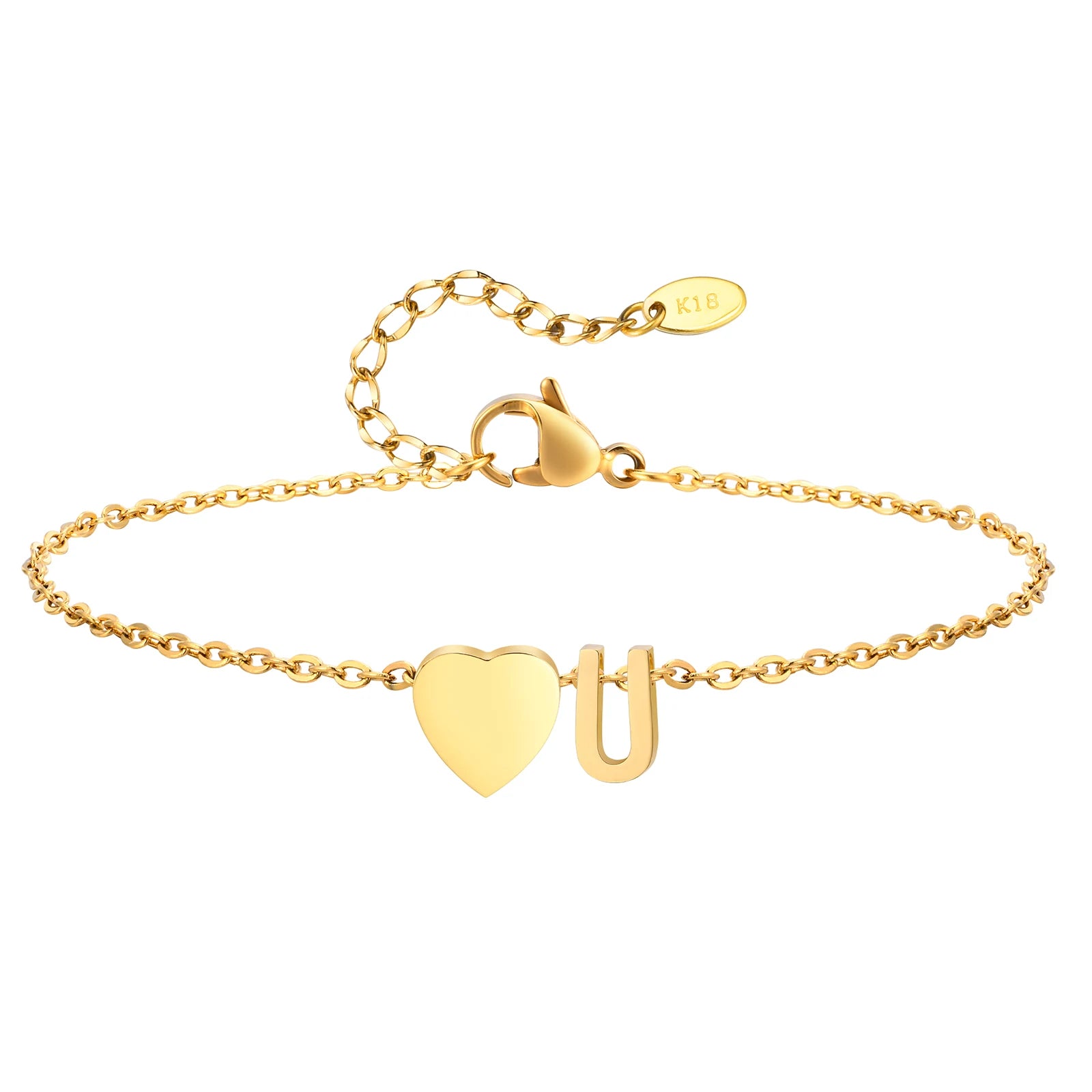 Ocean Initial Anklet