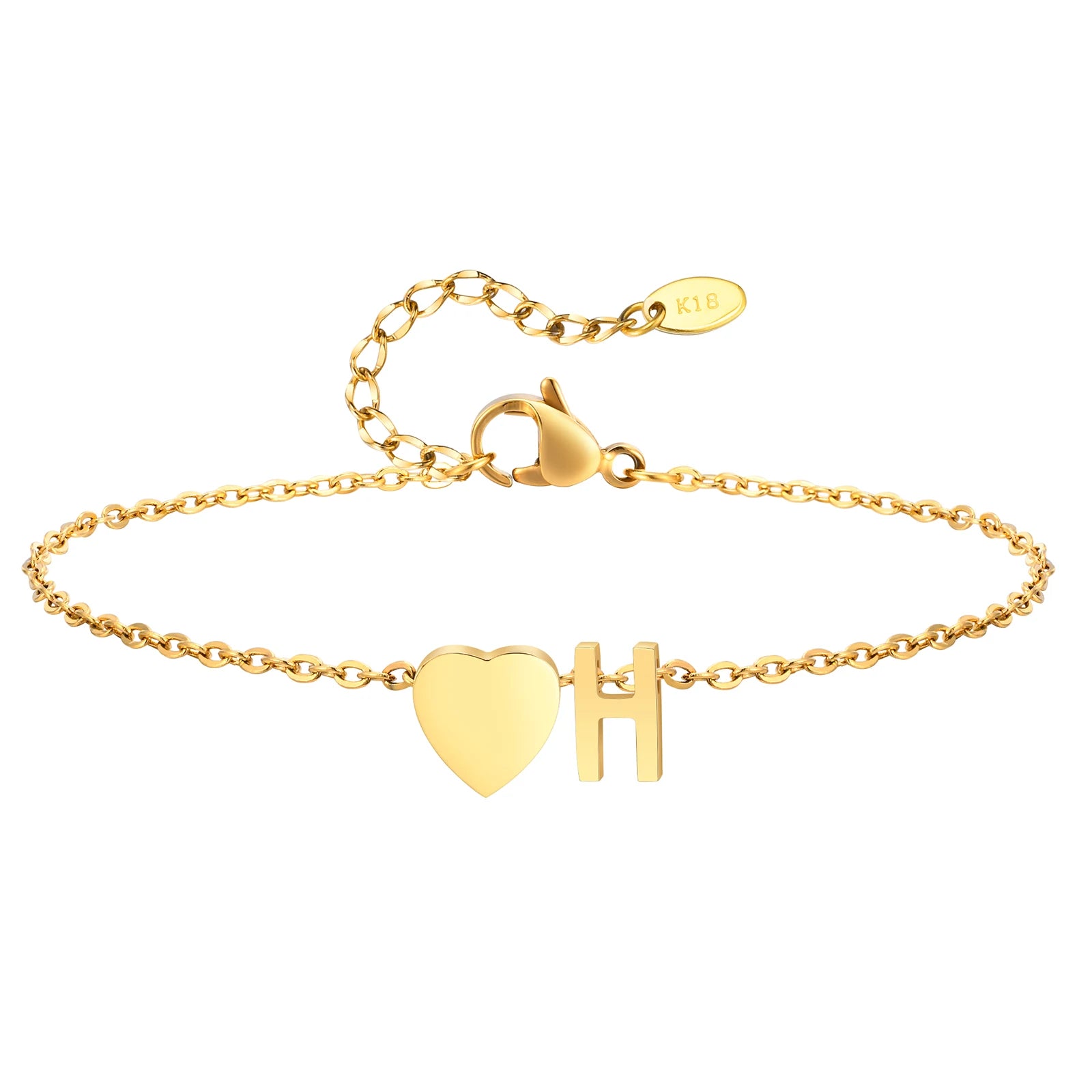 Ocean Initial Anklet