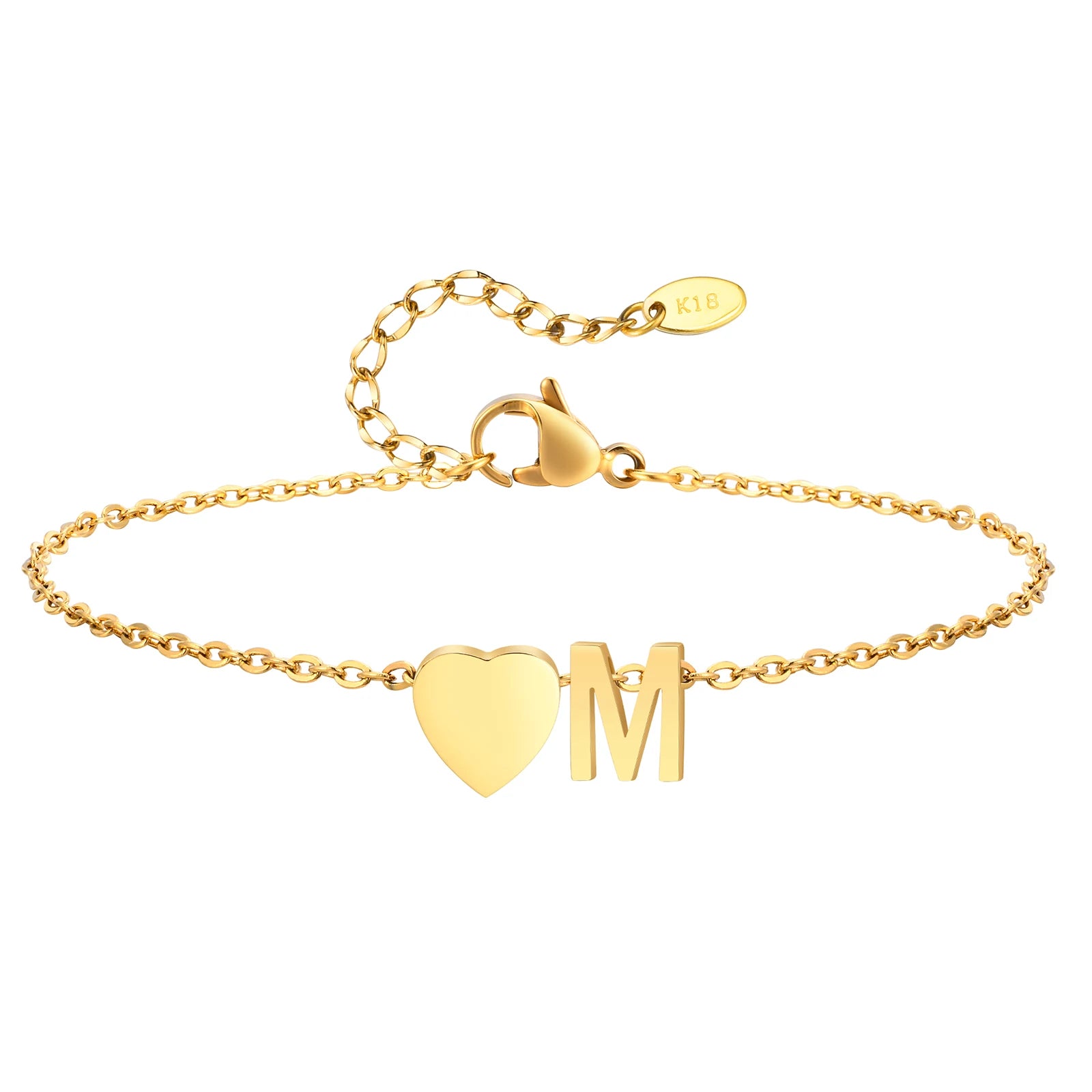Ocean Initial Anklet
