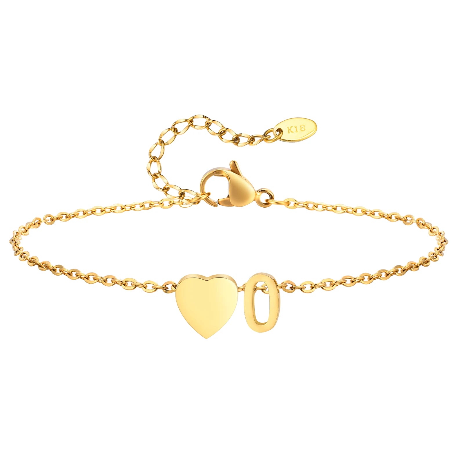 Ocean Initial Anklet