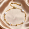 Pearl Beaded Anklet