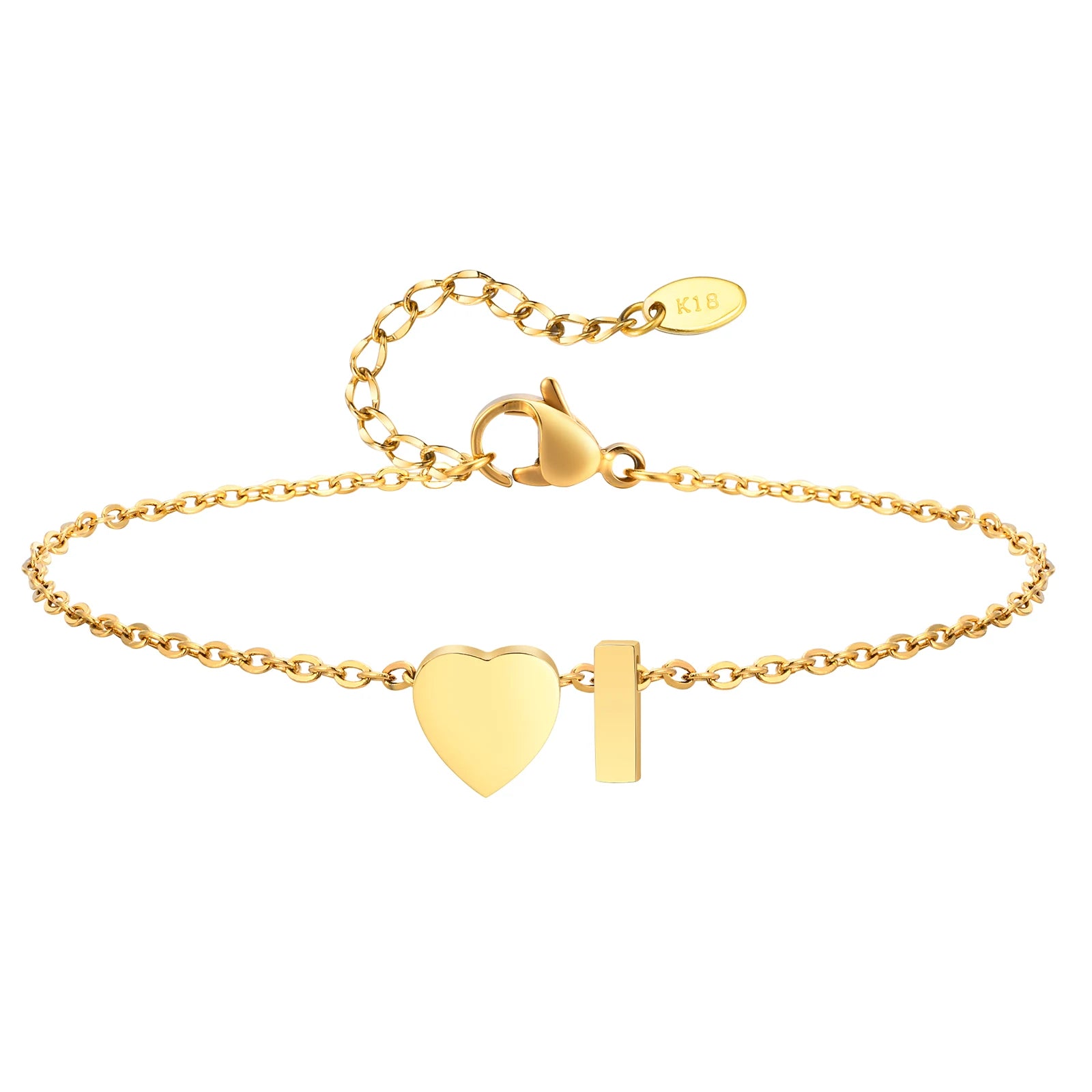 Ocean Initial Anklet