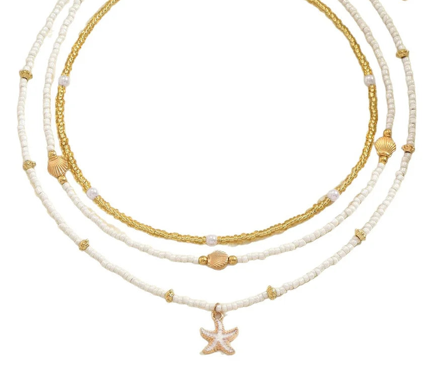 Starfish Shell Choker