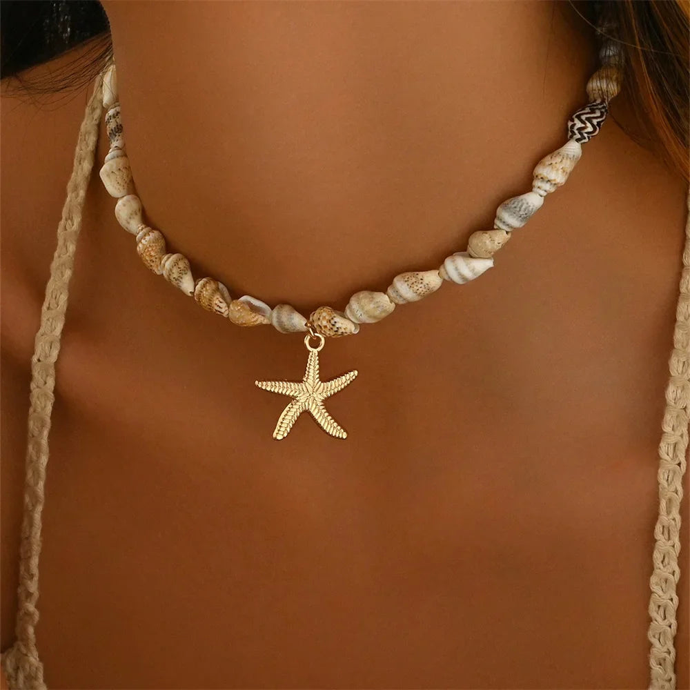 Tropical Shell Choker