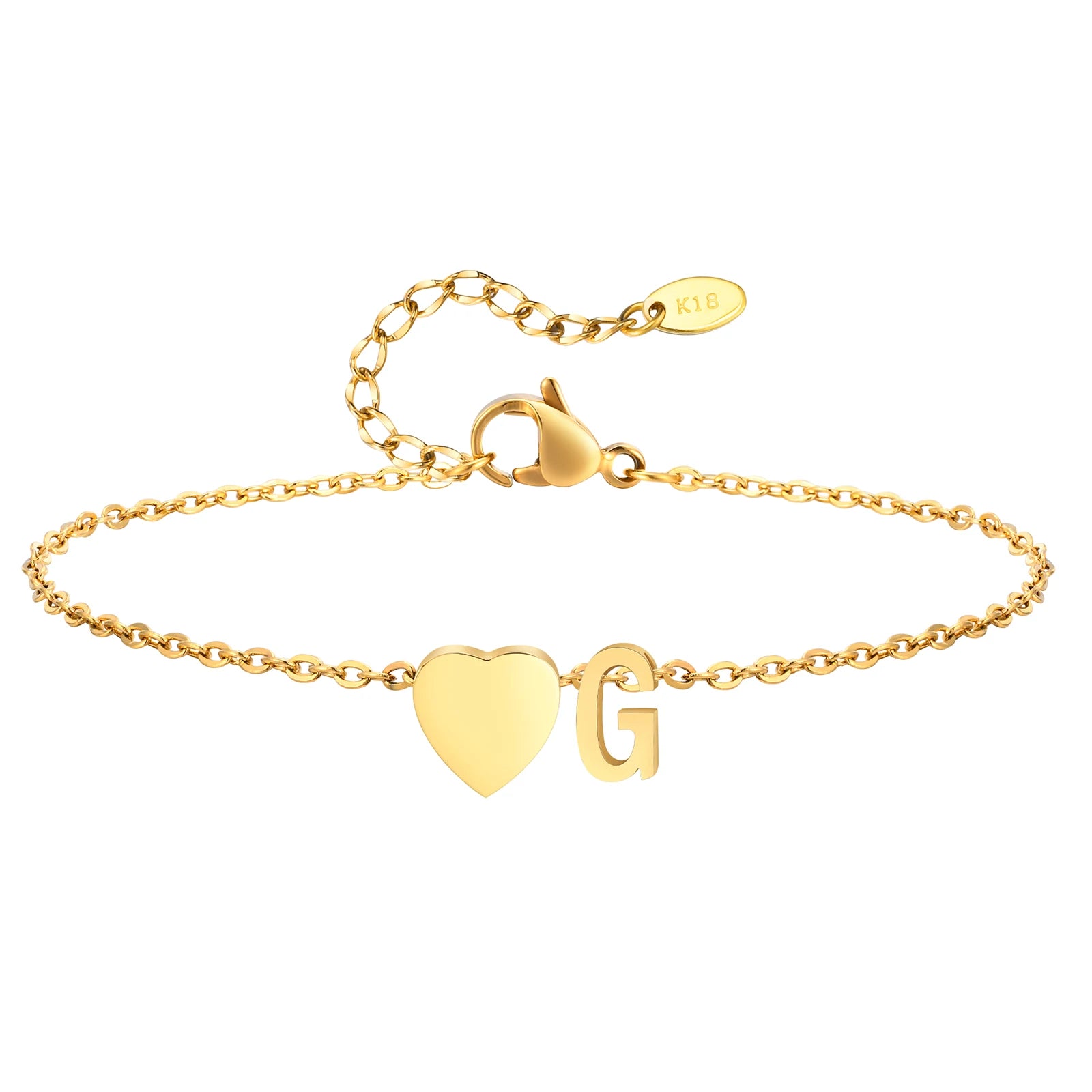 Ocean Initial Anklet