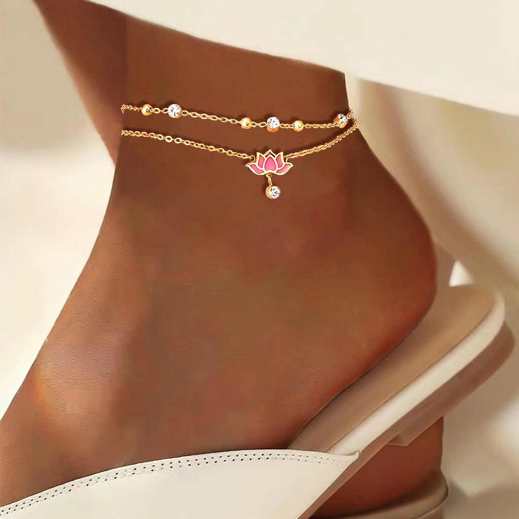 Lotus Glow Anklet