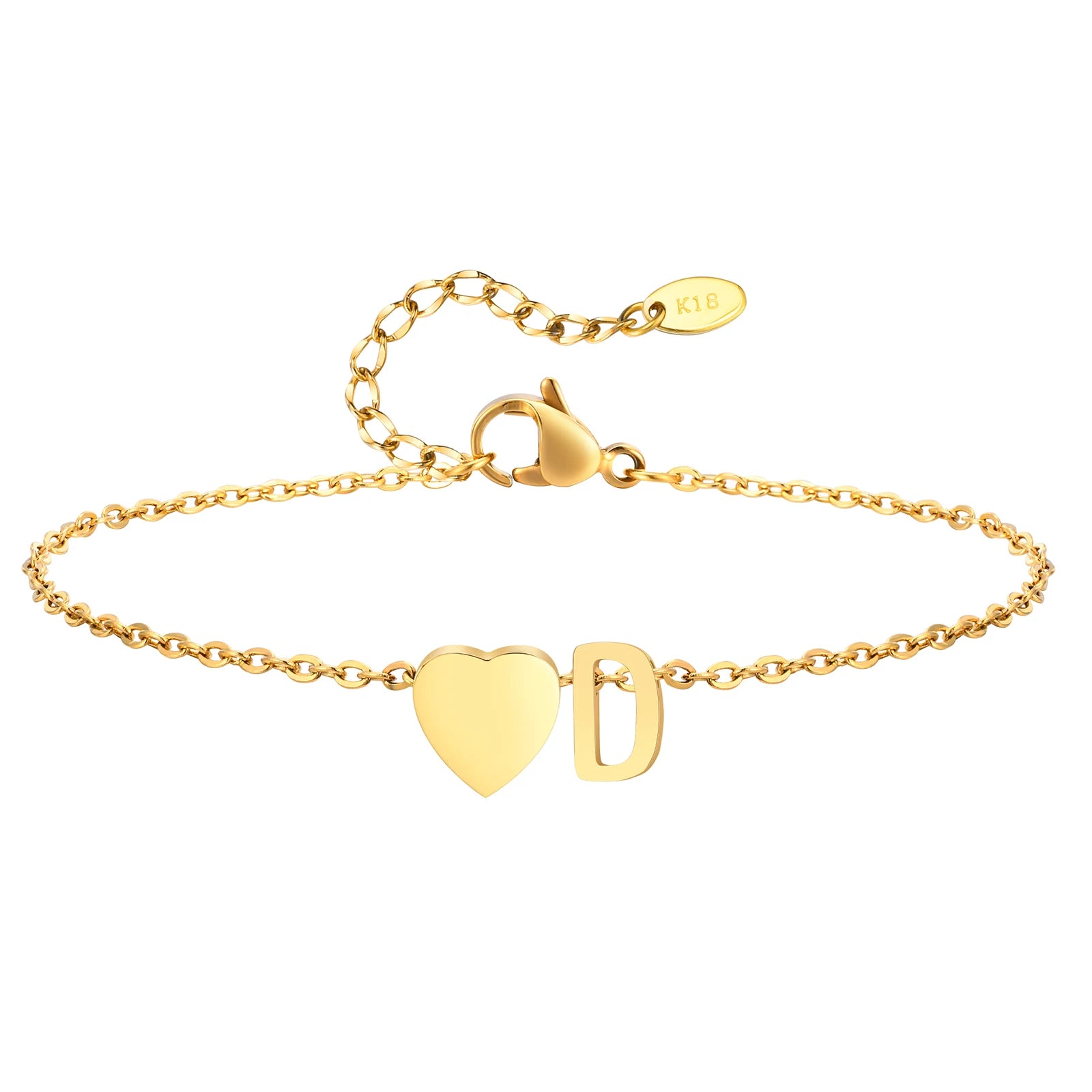 Ocean Initial Anklet