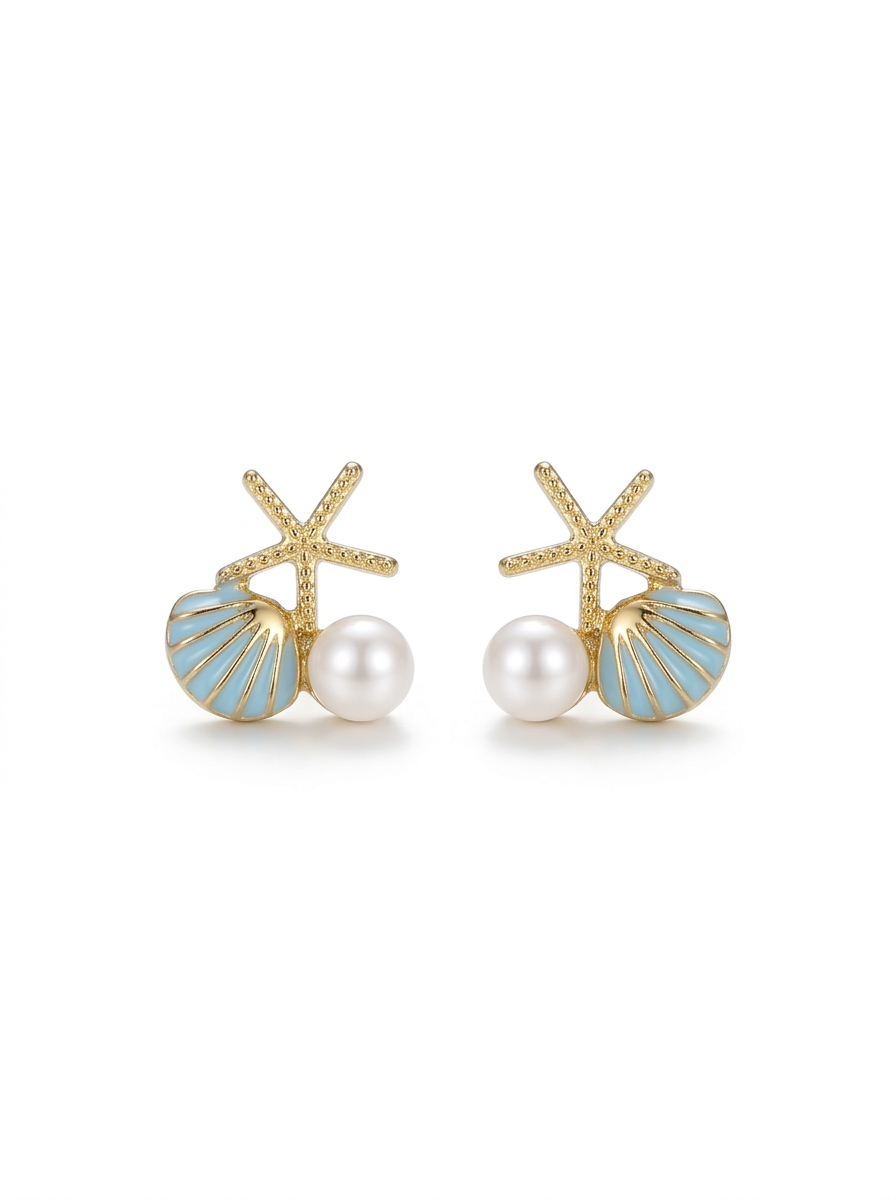 Shell Glow Studs