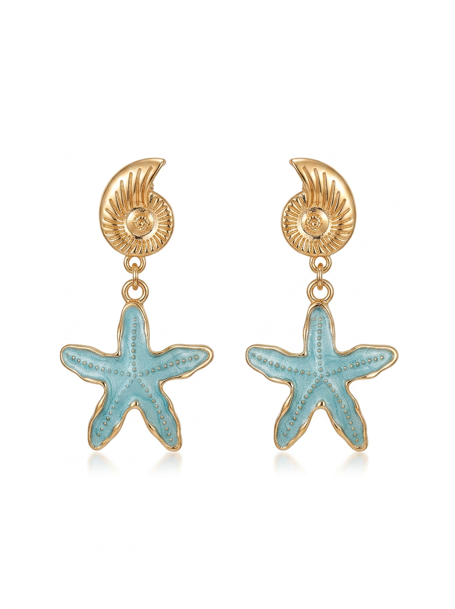 Ocean Charm Earrings