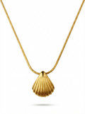 Golden Clam Necklace