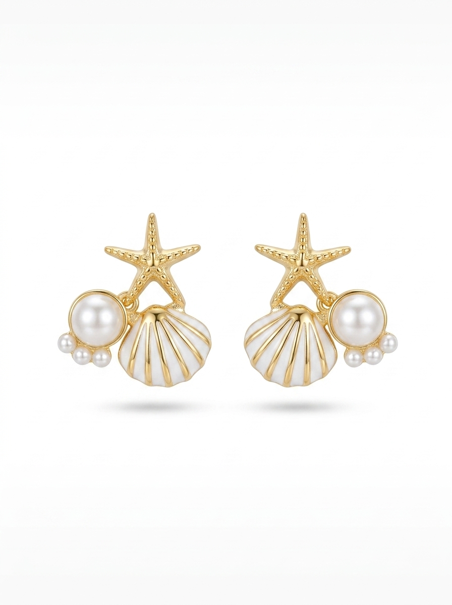 Shell Glow Studs
