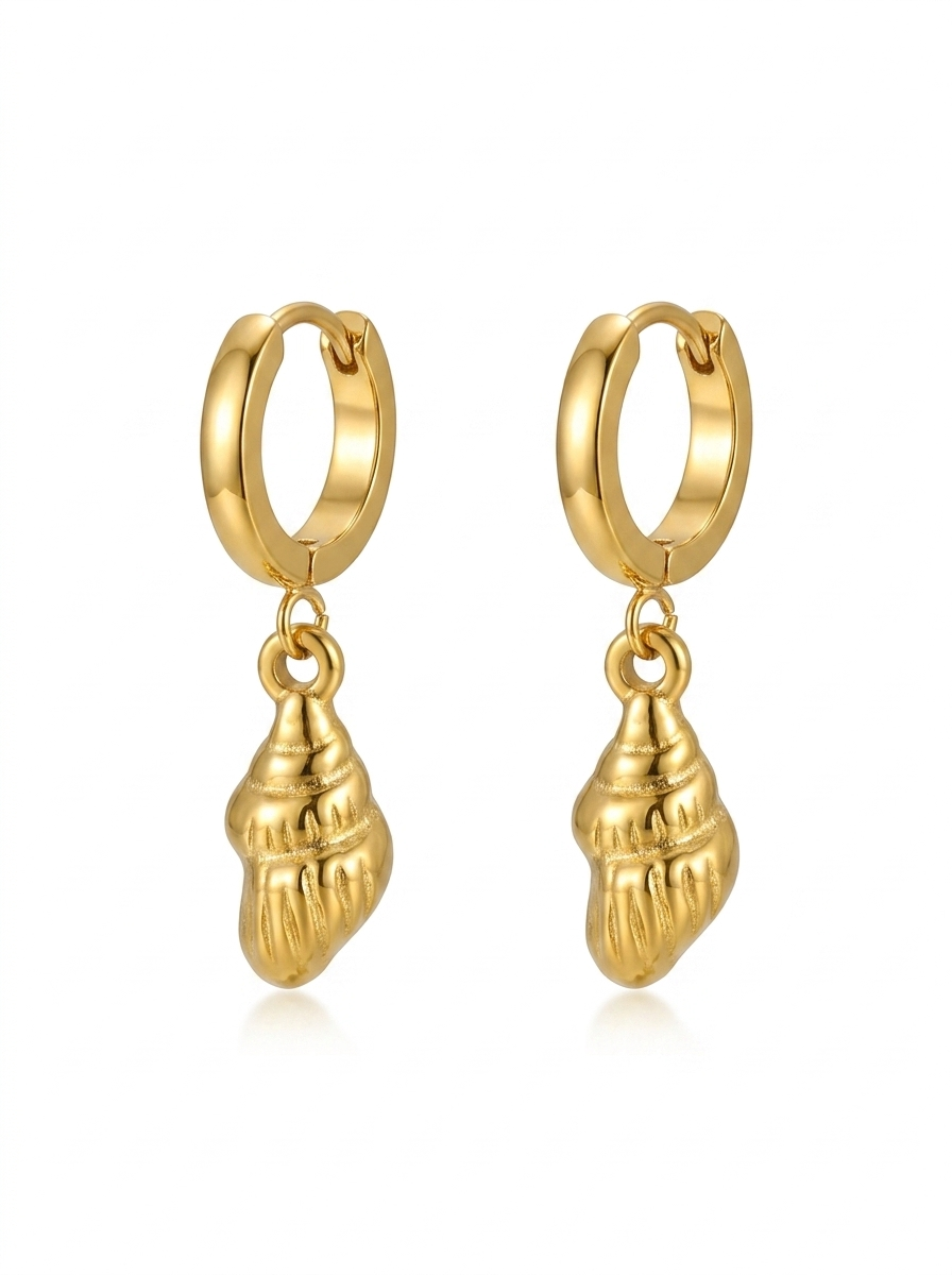 Starfish Hoop Earrings