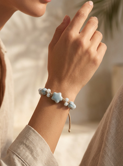 Ceramic Star Bracelet
