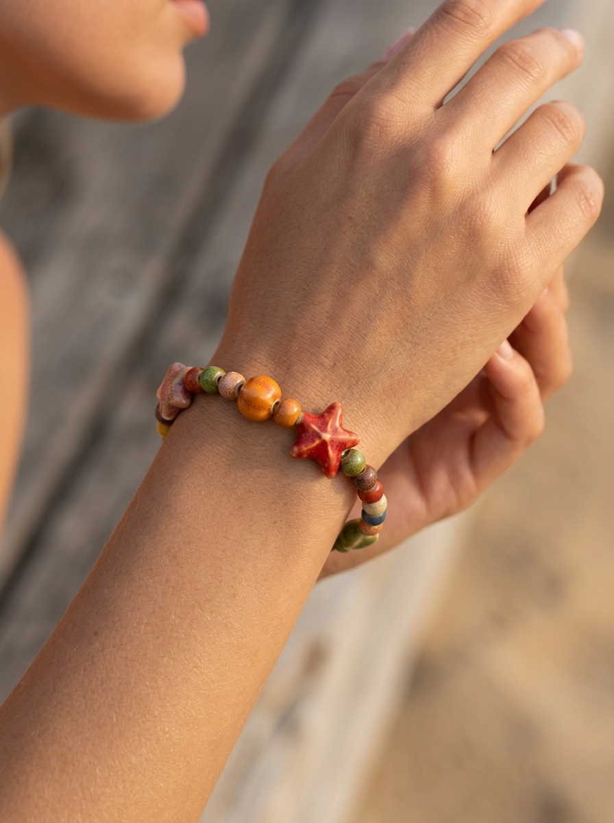 Stone Shell Bracelet