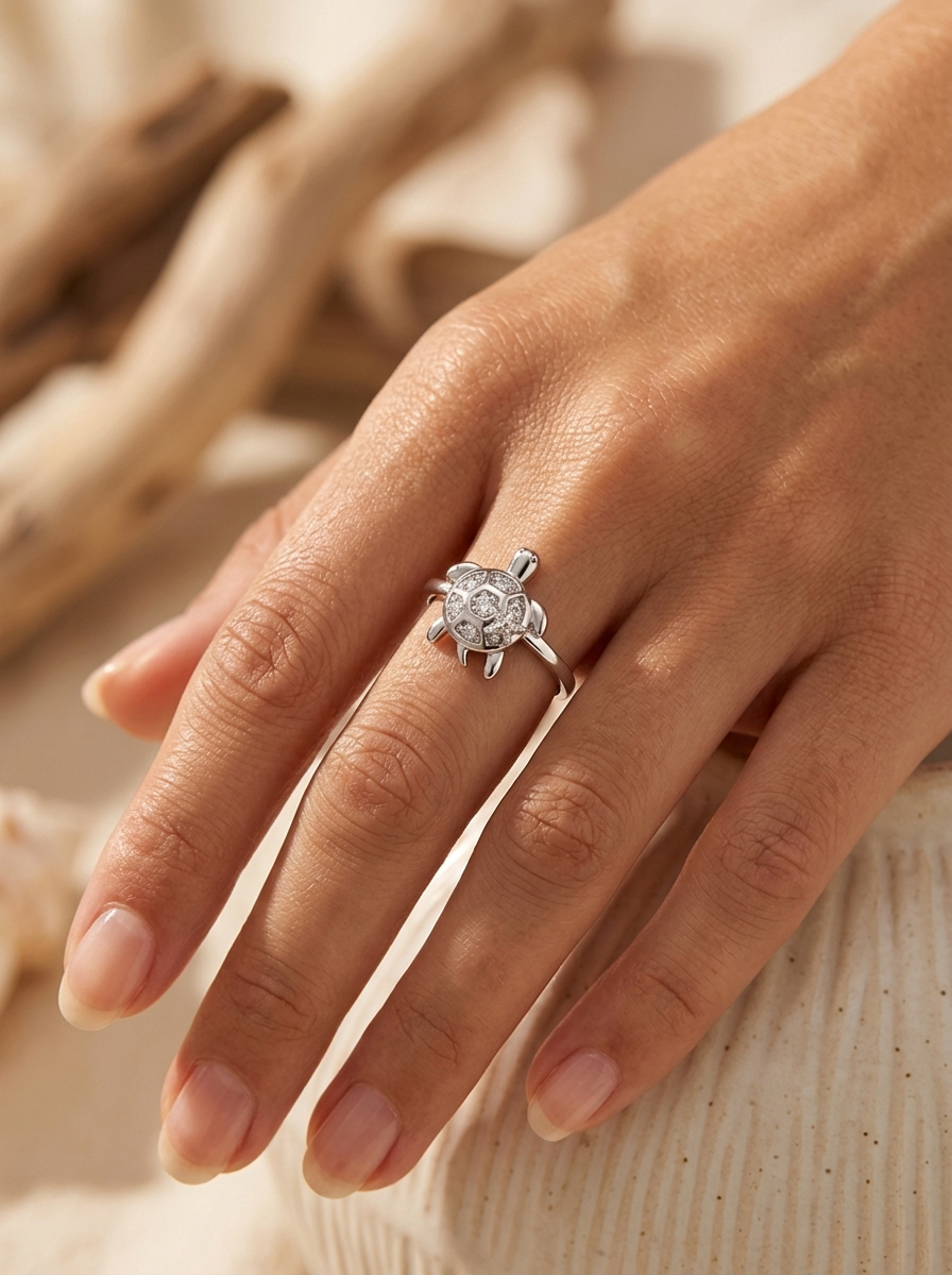 Turtle Starfish Ring
