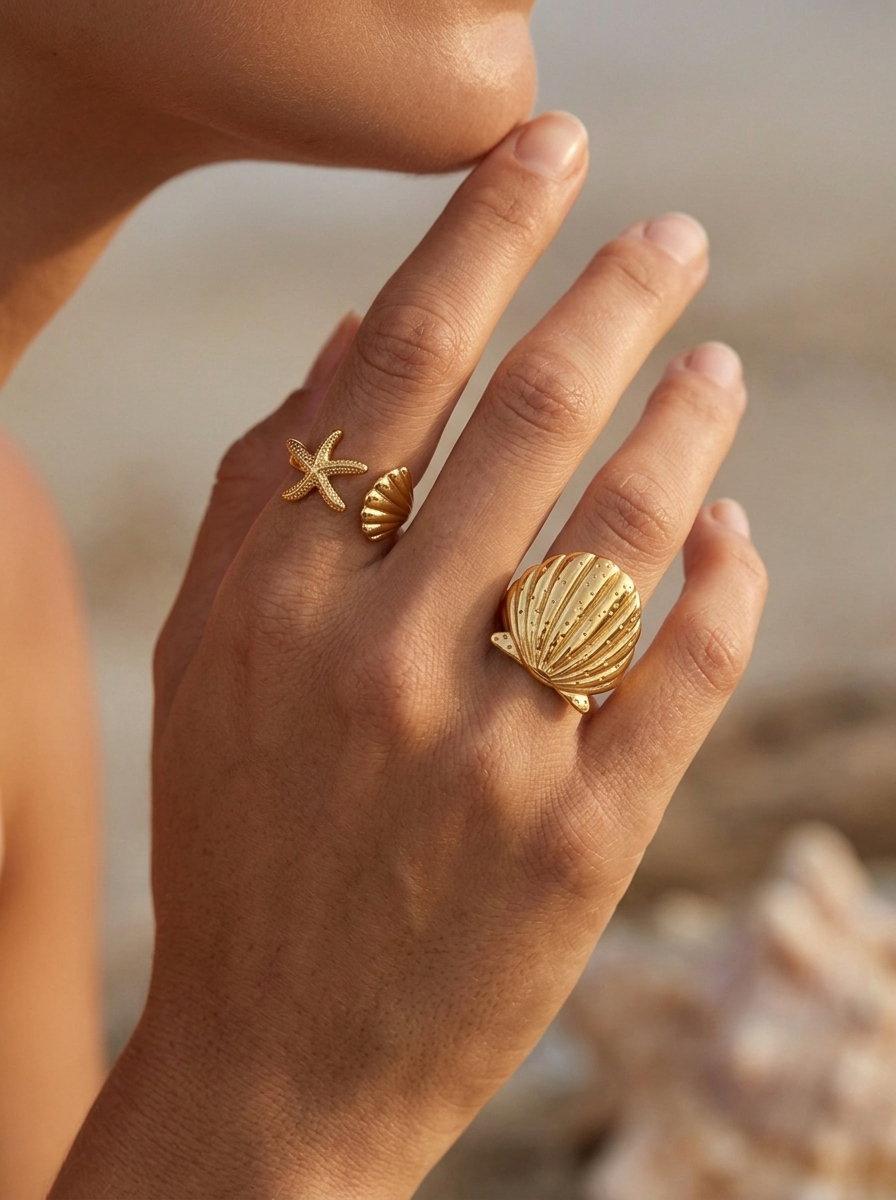 Tide Ring Set