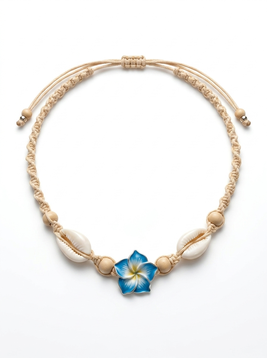 Shell Flower Choker
