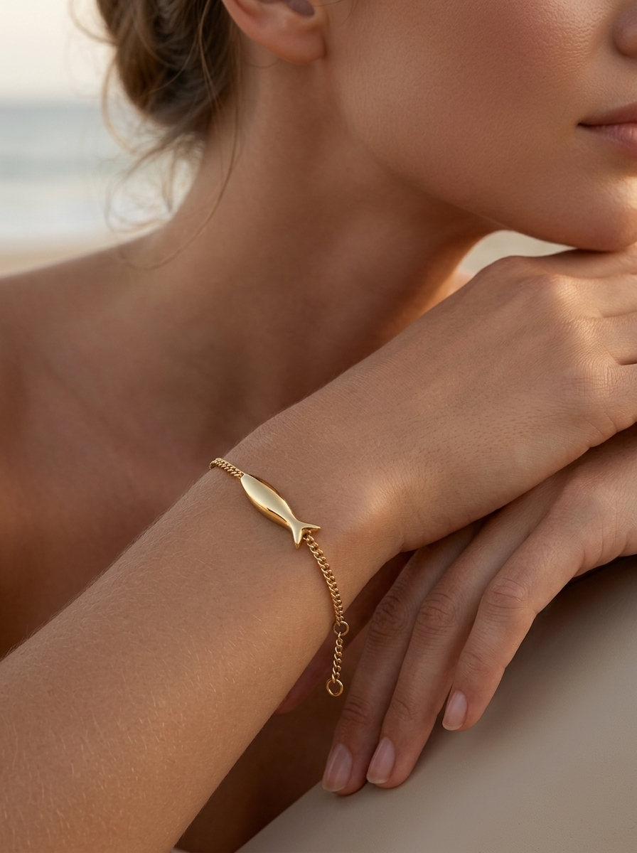 Fish charm Bracelet