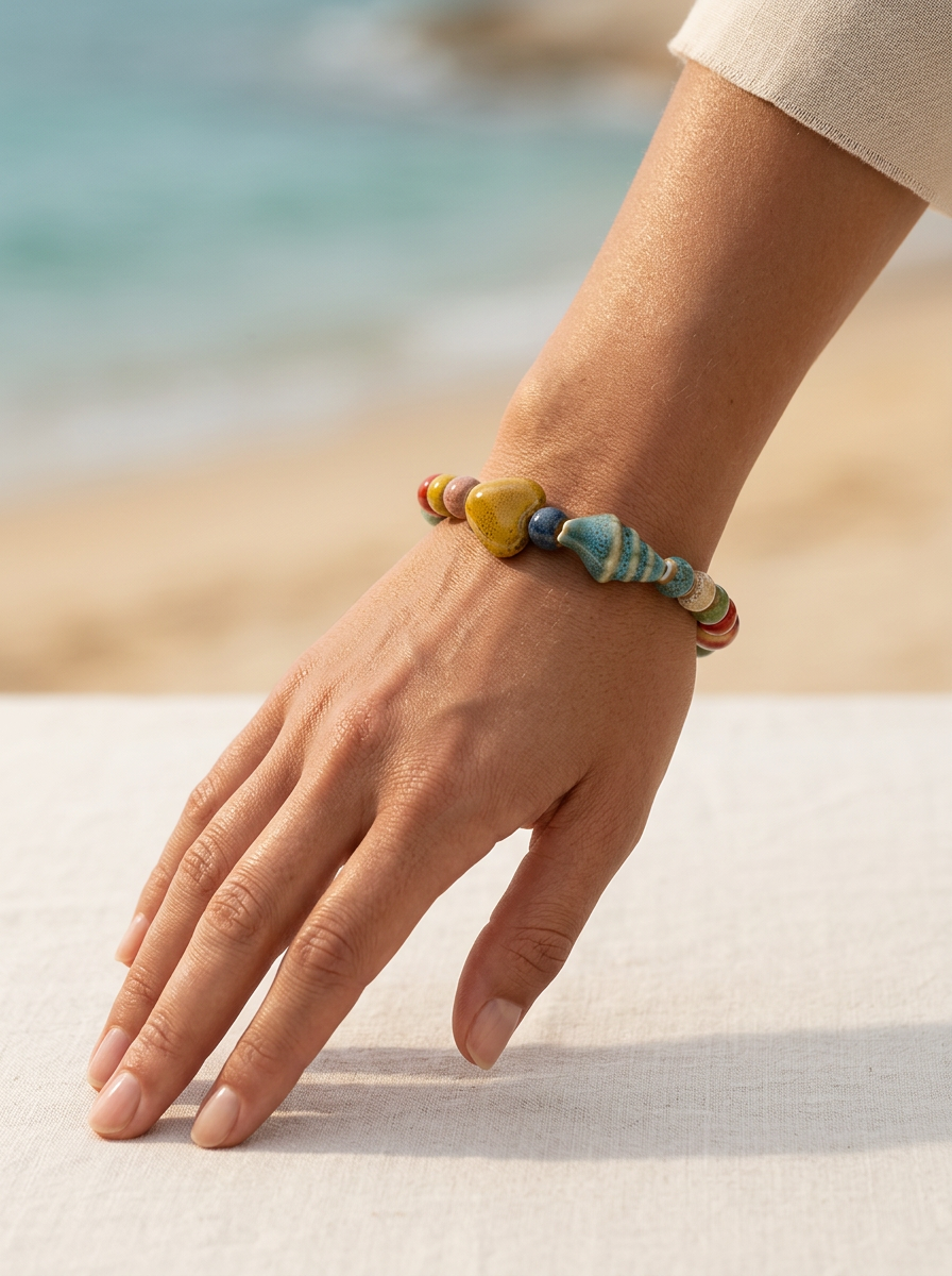 Stone Shell Bracelet